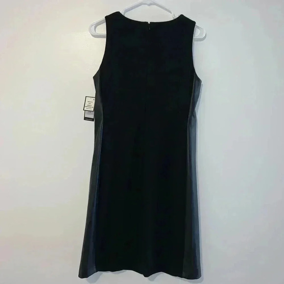 Nine West Shirt Dress with Leather Side Panels​​ - Picture 4 of 8